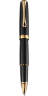 Ручка роллер DIPLOMAT Black Lacquer Gold